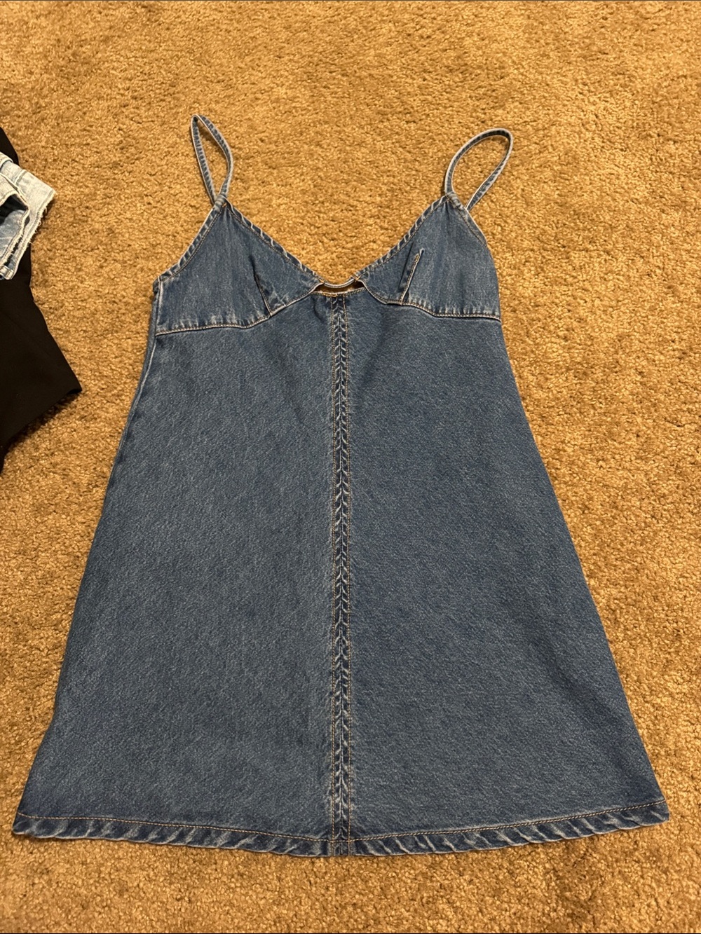 Princess Polly Denim Cami Dress - Blue